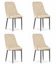CAPRI Stuhl - Beige x 4