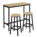 Bartisch + 2 Hocker - Sonoma - LBT219B11