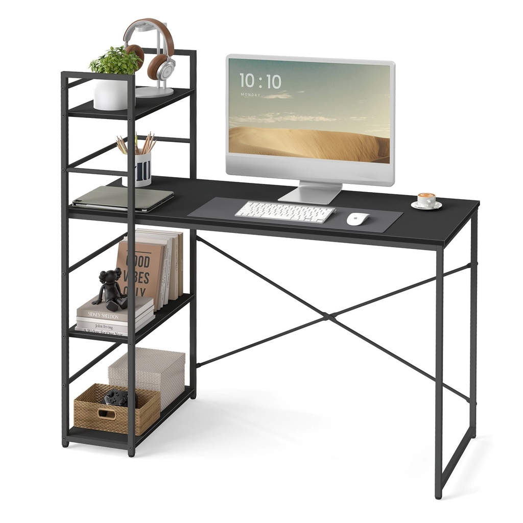 [model_2873_1] MAX 4.0 Computertisch – schwarz / schwarze Beine