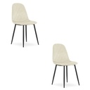 ASTI Stuhl – beige Samt x 2