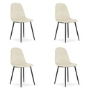 ASTI Stuhl – beige Samt x 4
