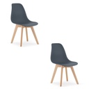 KITO Stuhl – dunkler Schiefer x 2