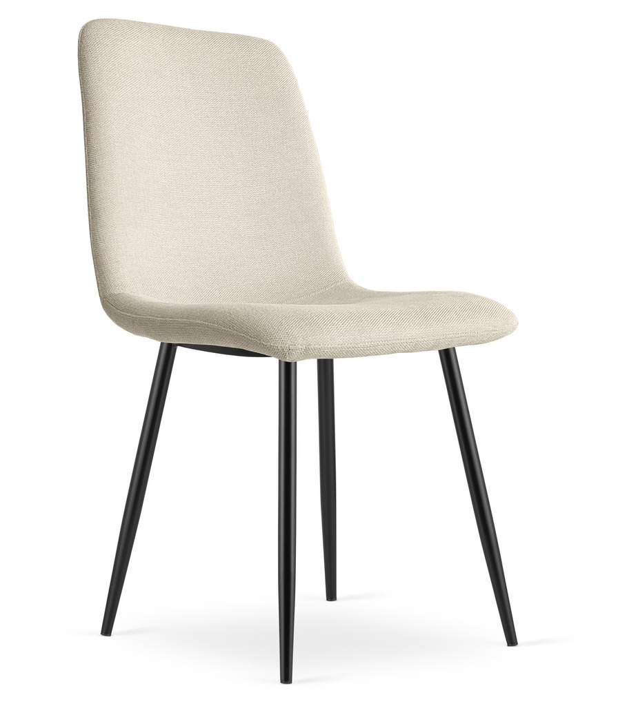 RIFT Stuhl – beige / schwarze Beine x 1