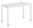 TESSA Tisch 120 cm x 60 cm – weiß / weiße Beine