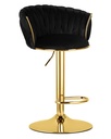 MIG-Hocker - Schwarz / Goldbasis x 1