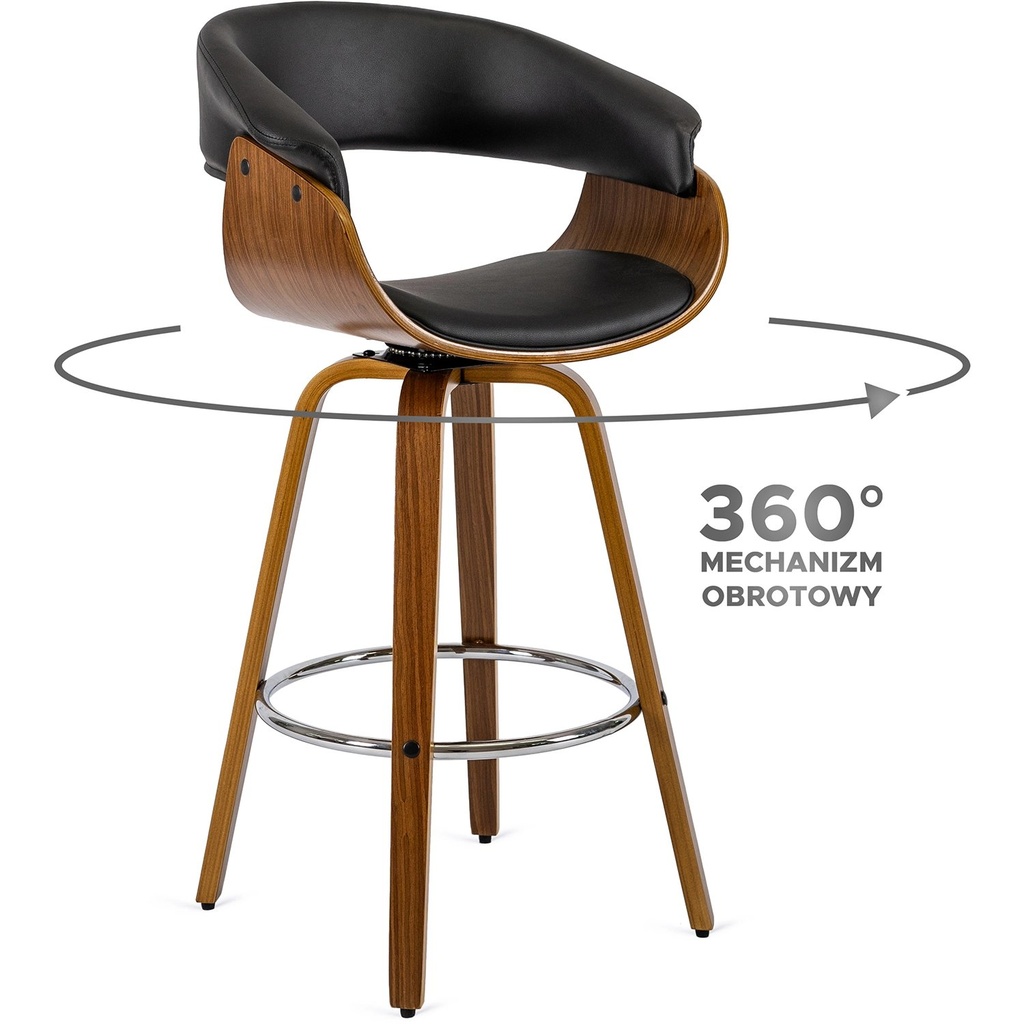 [ME.JERSEY/CZ/O/DG/E/H] JERSEY Drehhocker, Öko-Leder