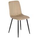 IBIS Beige Veloursstuhl