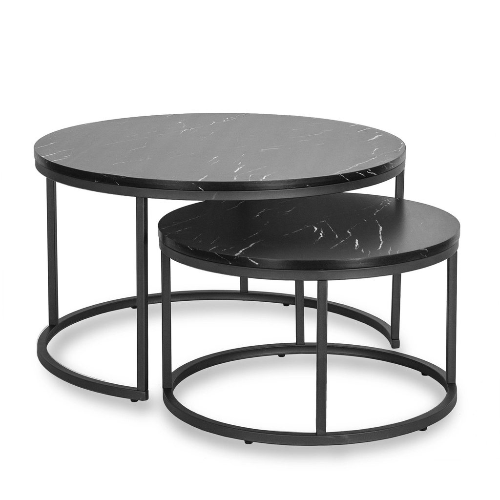 [ME.MAXMAURO/CZM/CZ/L] MAURO MAX Tischset aus schwarzem Marmor