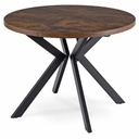 LUKAS ausziehbarer Tisch 100-250 cm Rustikale Eiche/Schwarz