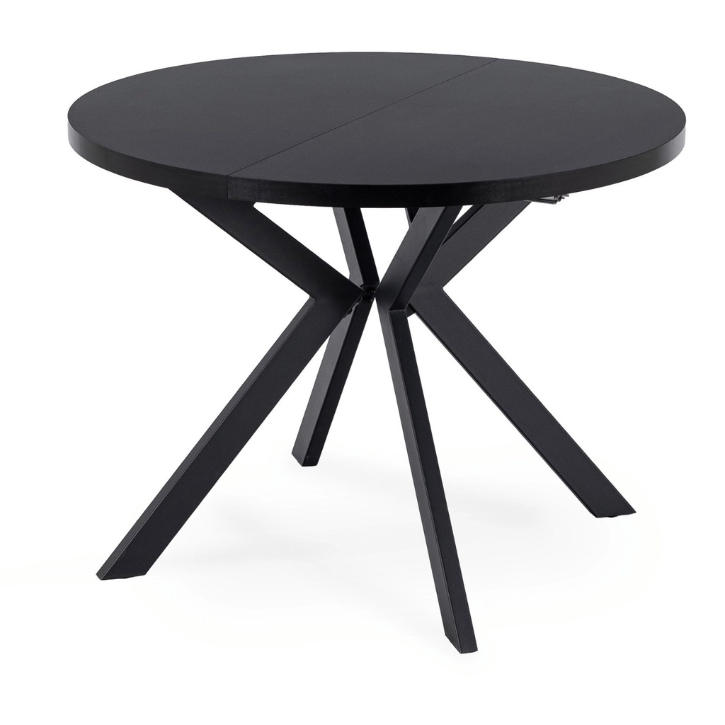 LUKAS ausziehbarer Tisch 100-250 cm Schwarz