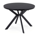 LUKAS ausziehbarer Tisch 100-250 cm Schwarz