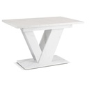 CLARK ausziehbarer Tisch 120–160 cm, weißer Marmor
