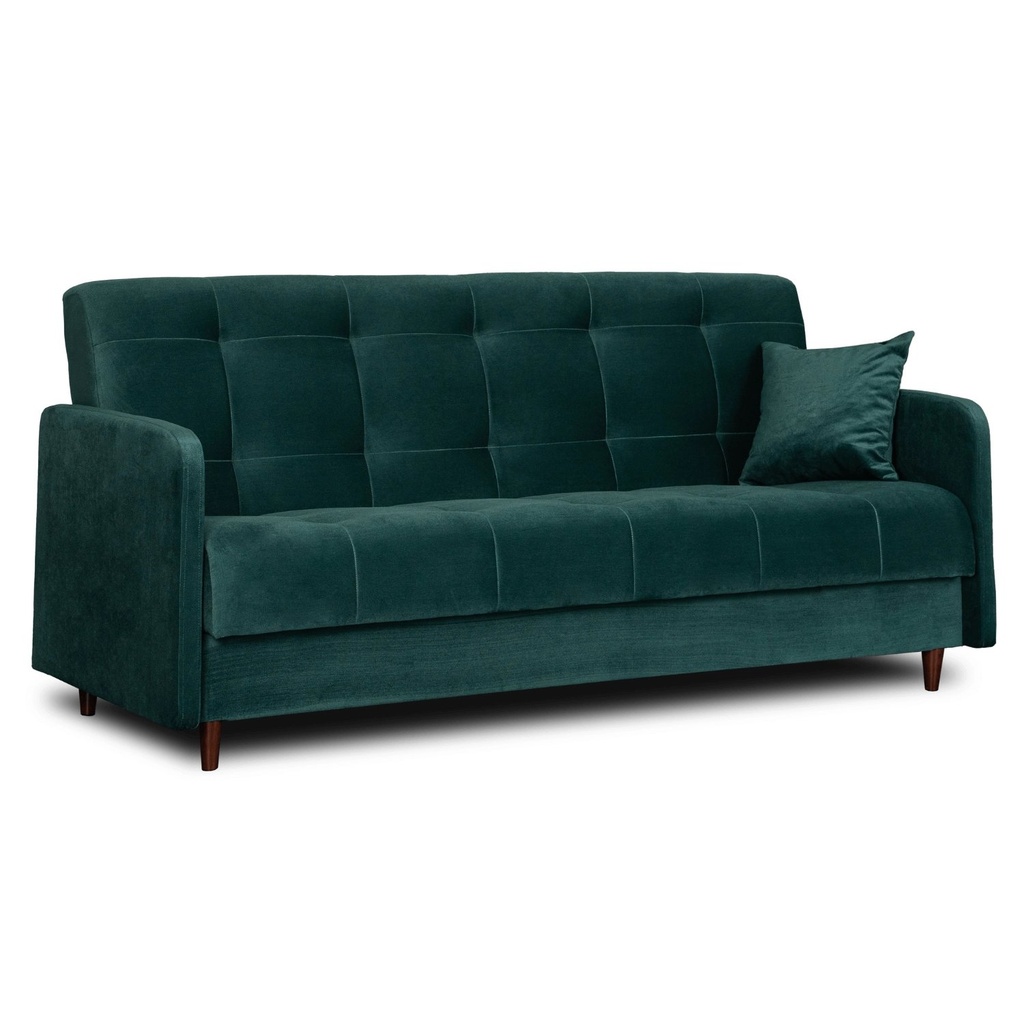 [PPHUE.MATTEO/KRONOS19/WER] TIVOLI Klappsofa aus grünem Samt