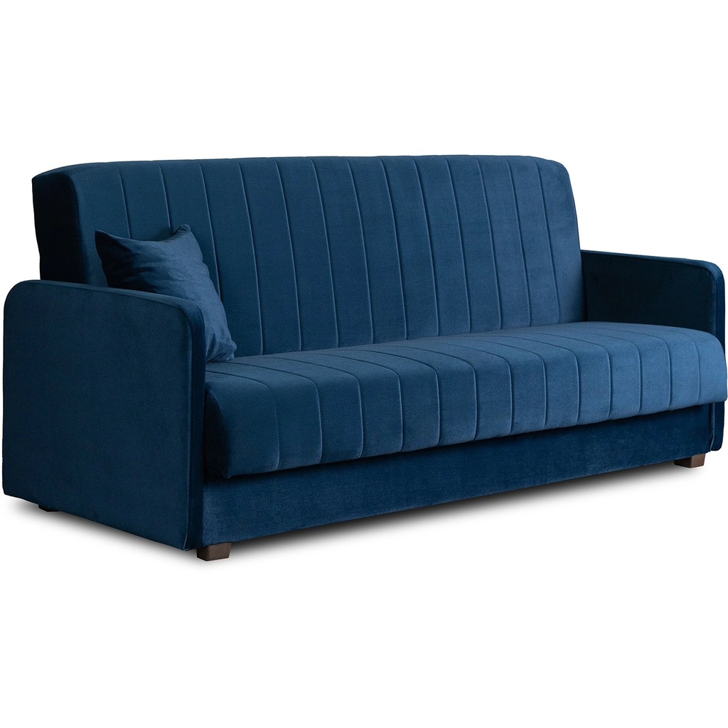[PPHUE.PIEER/KRONOS9/WER] PORTO Marineblaues Velours-Klappsofa