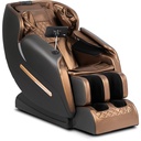 VX MAX Brauner Massagesessel aus Öko-Leder