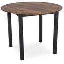 TEO Tisch 100 cm Rustikale Eiche/Schwarz