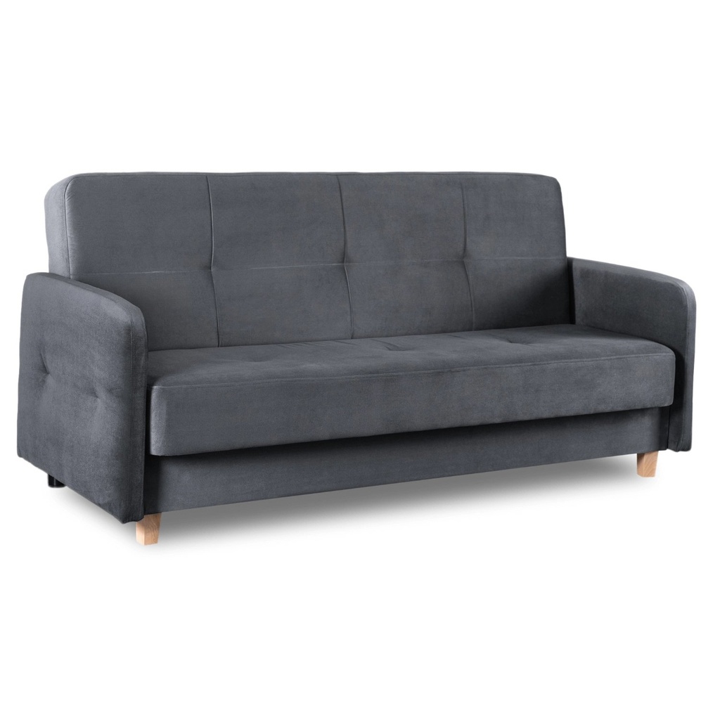 [PPHUE.BALI/PAROS6/WER] CUBA Graues Klappsofa