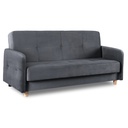 CUBA Graues Klappsofa