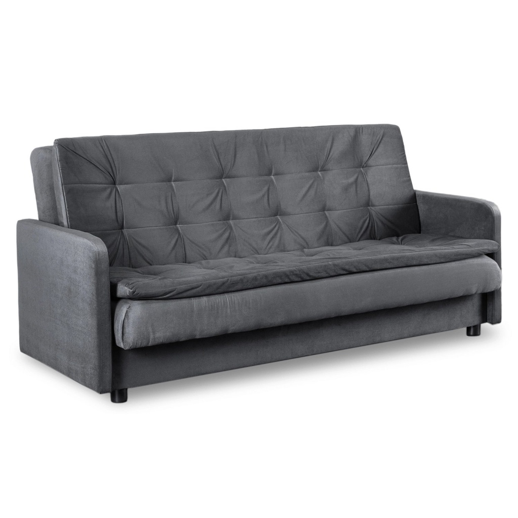 [PPHUE.TIKO/PAROS6/WER] STELLA Graues Klappsofa