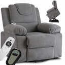 FENIX Elektrischer Massage-Liegestuhl mit Aufstehfunktion, Grau