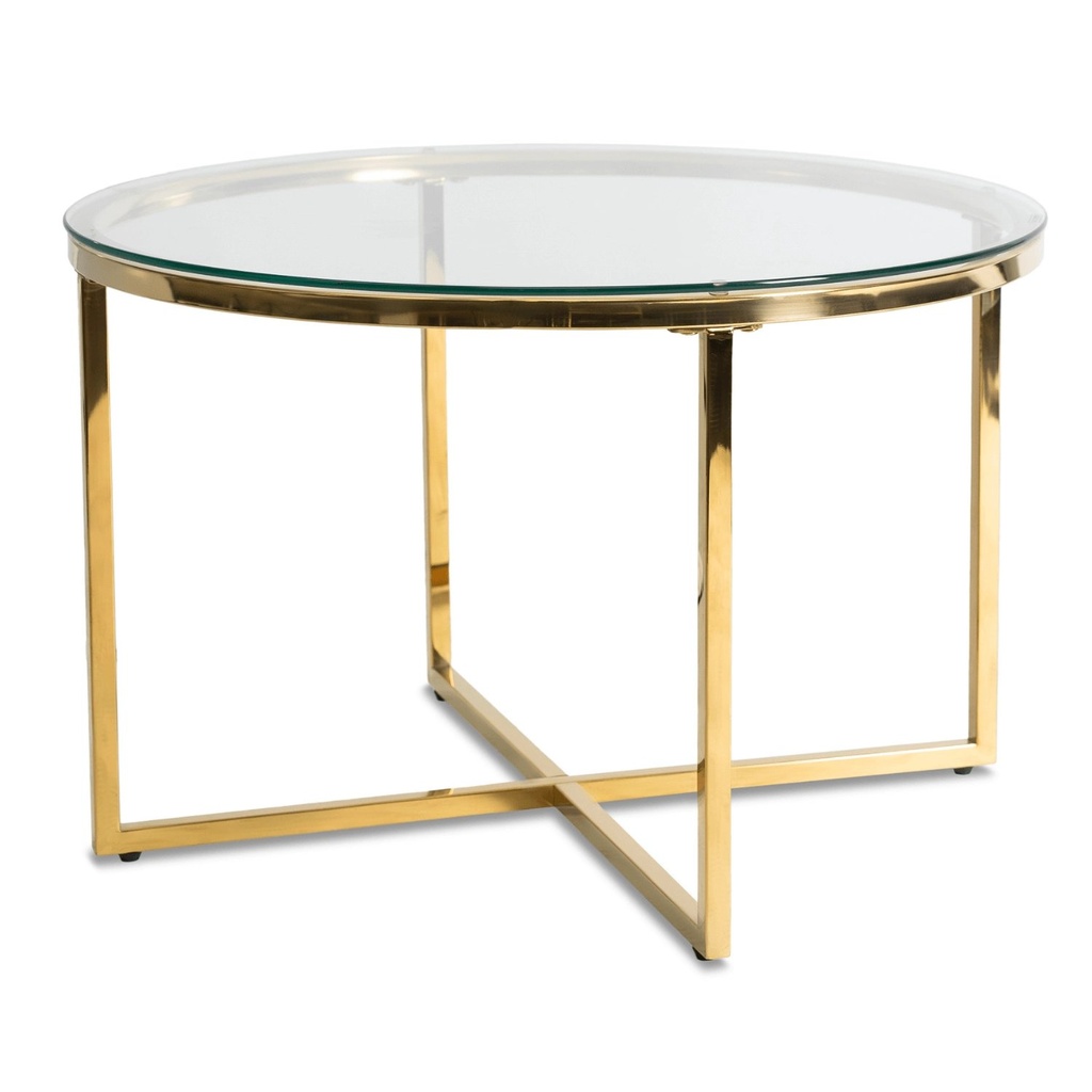 [ME.FLIP/TR/ZL/L] FLIP Glastisch Transparent/Gold