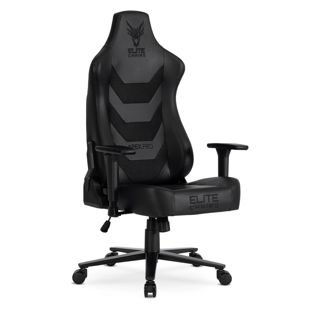 [ME.APEX/CZ/E/FO] APEX Schwarzer drehbarer Gaming-Stuhl