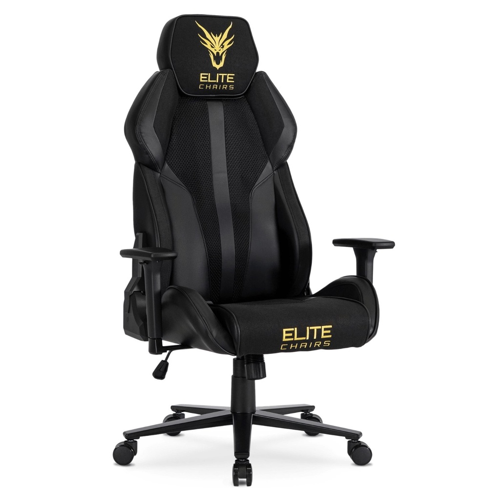 [ME.FURY/CZ/ZO/E/T/FO] NEXON Drehbarer Gaming-Stuhl Schwarz/Gelb