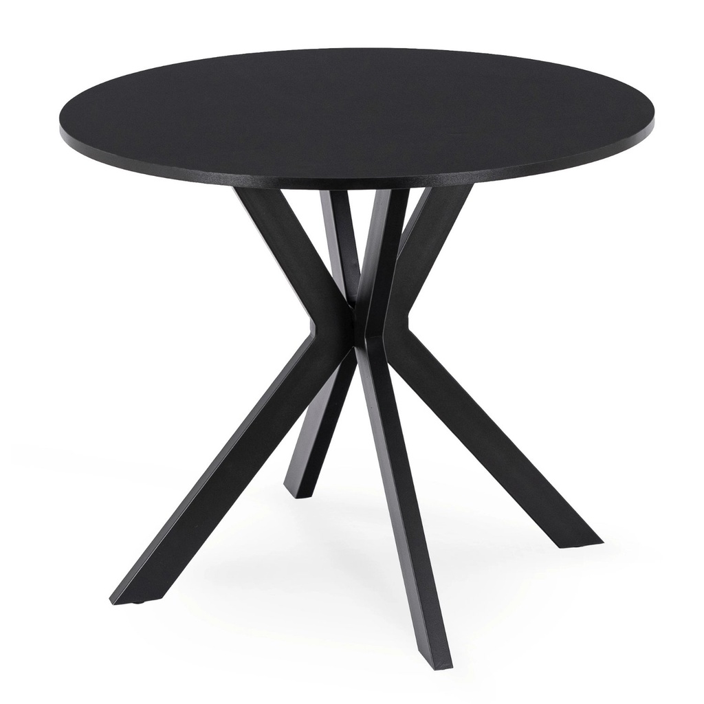 LAUREN Tisch 90 cm Schwarz
