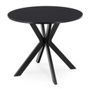 LAUREN Tisch 80 cm Schwarz