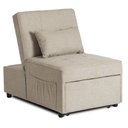 IBERIS Liegesessel 67 cm zum Schlafen, Beige