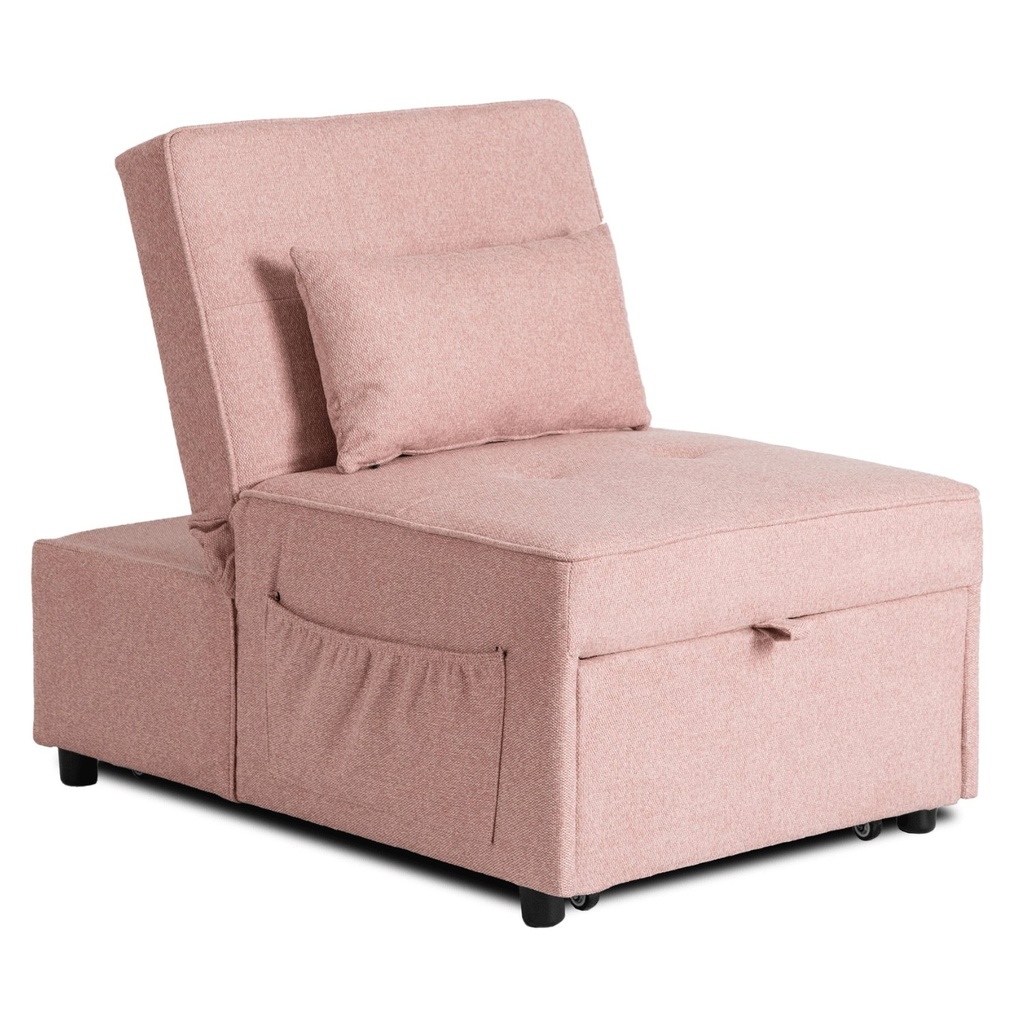 [ME.IBERIS/R/T/FW67] IBERIS Liegesessel 67 cm zum Schlafen Rosa