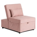 IBERIS Liegesessel 67 cm zum Schlafen Rosa