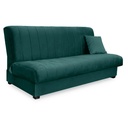 SIGMA Klappsofa aus grünem Samt