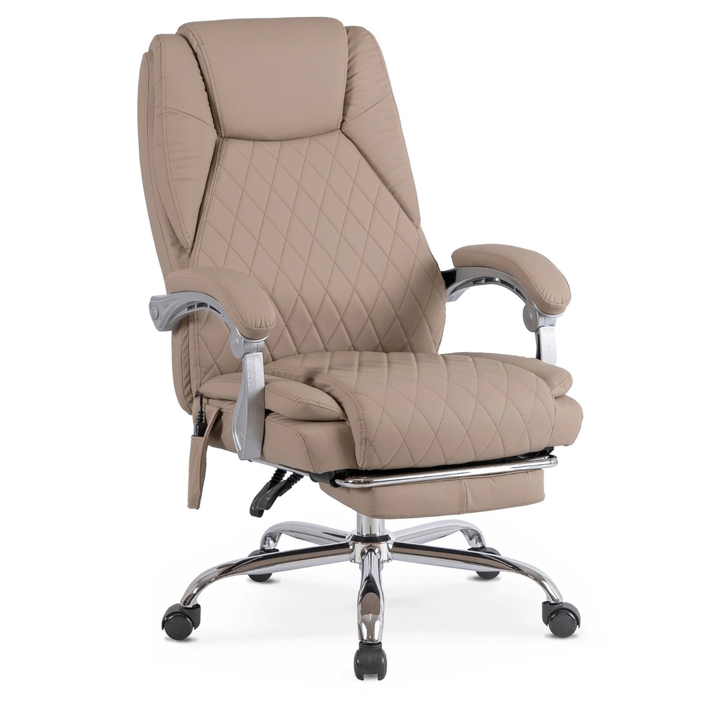 [ME.GIORGIO/BZ/E/FO] GIORGIO beheizter Massage-Drehstuhl, Beige