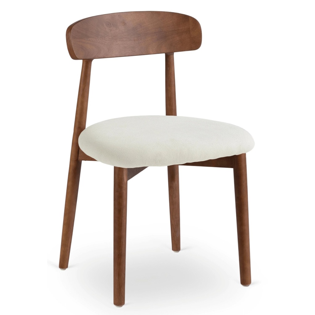 [ME.ALVIN/BZ/O/T/K] ALVIN Walnuss/Beige Stuhl