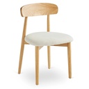 ALVIN Stuhl, Eiche/Beige