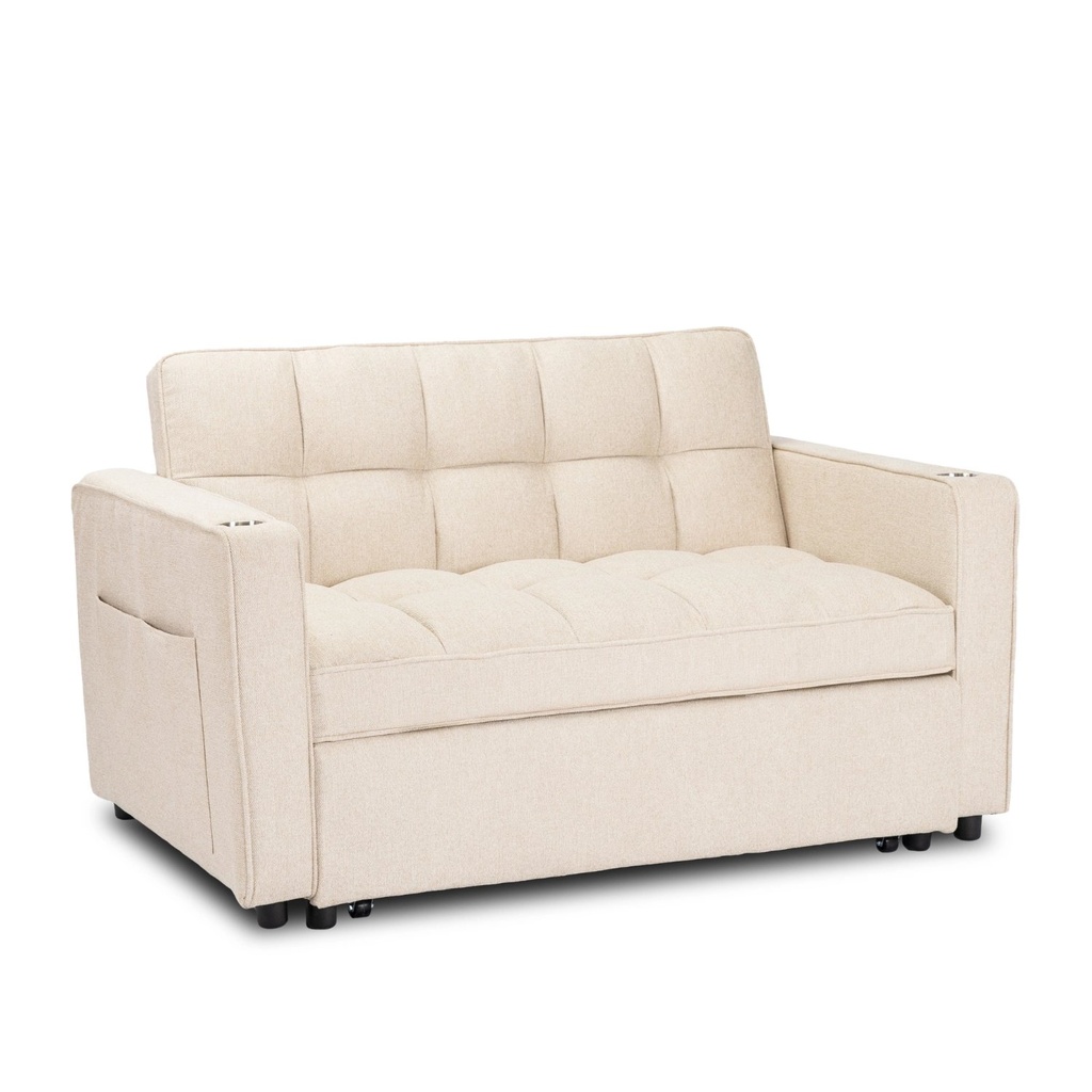 [ME.ASTER/BZ/T/SOF] ASTER Klappsessel zum Schlafen, Beige