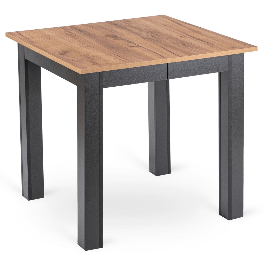 BEN ausziehbarer Tisch 80-200 cm Craft Oak/Schwarz