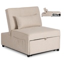 IBERIS Liegesessel 80 cm zum Schlafen, Beige
