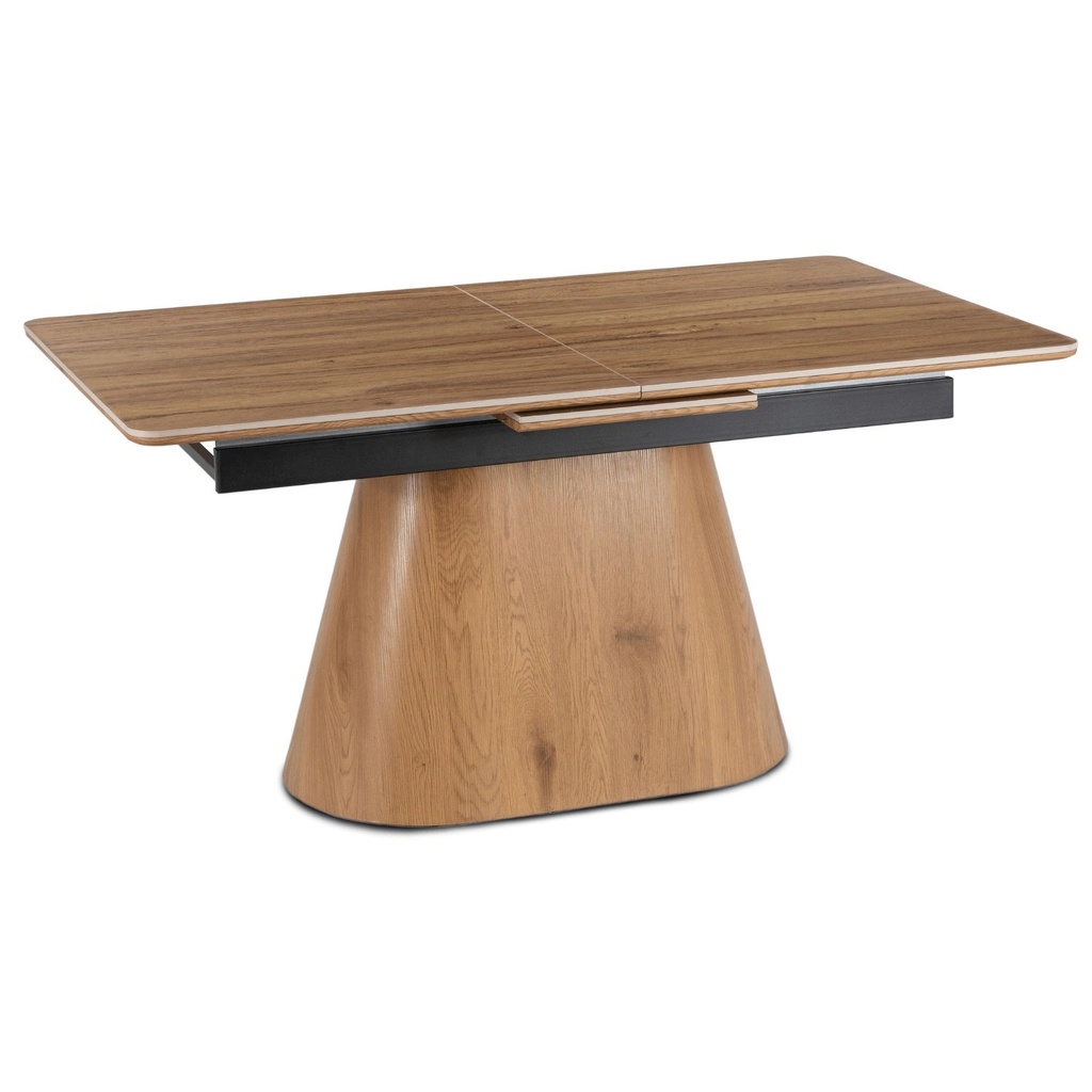 LIZBONA Ausziehbarer Tisch aus Keramik, 160–200 cm, Eiche/Eiche