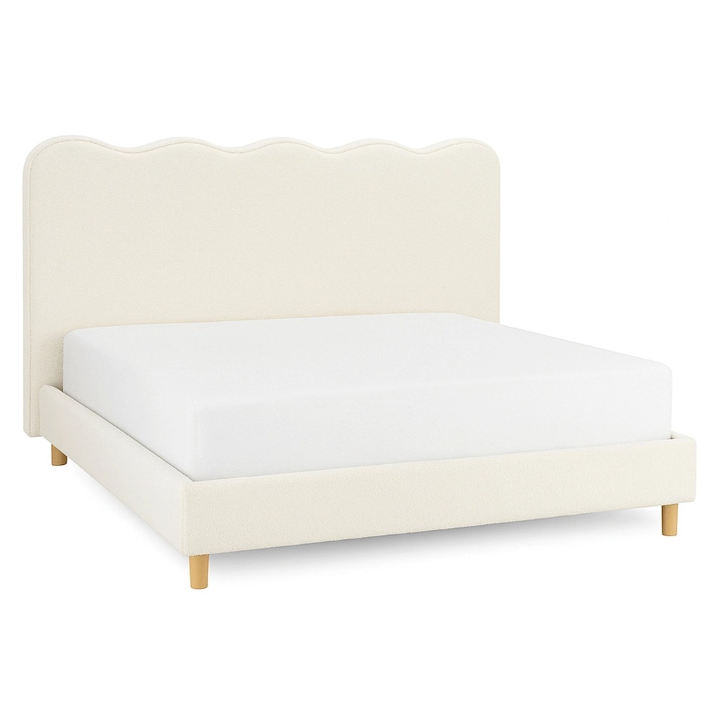 [ME.IZMIR/160/KR/TB/LOZ] Bett 160x200 IZMIR Creme Boucle