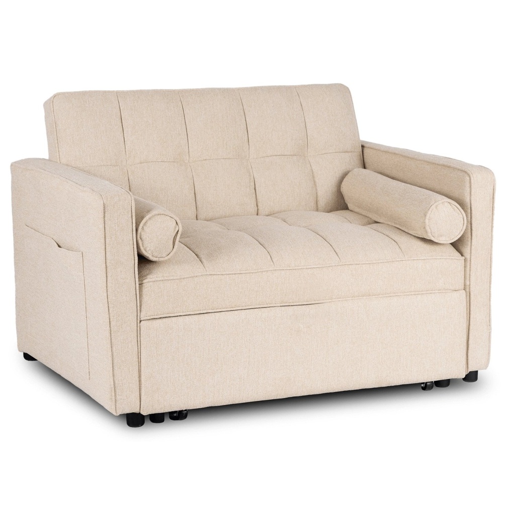 [ME.CORRA/BZ/T/SOF] CORRA Klappsessel zum Schlafen, Beige