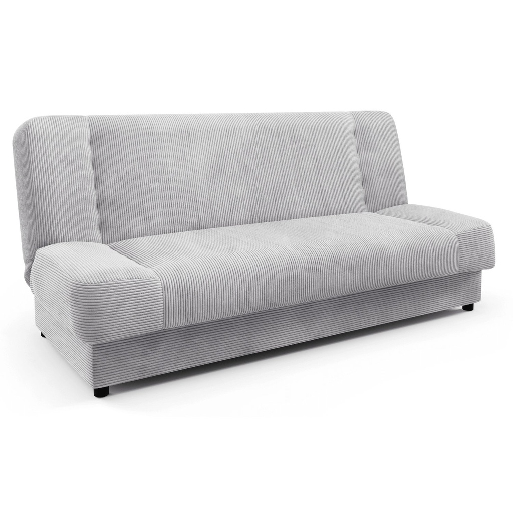 PIANO Klappsofa aus grauem Cord
