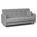 TIVOLI Graues Bouclé-Klappsofa