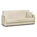 PORTO Hellbeiges Bouclé-Klappsofa
