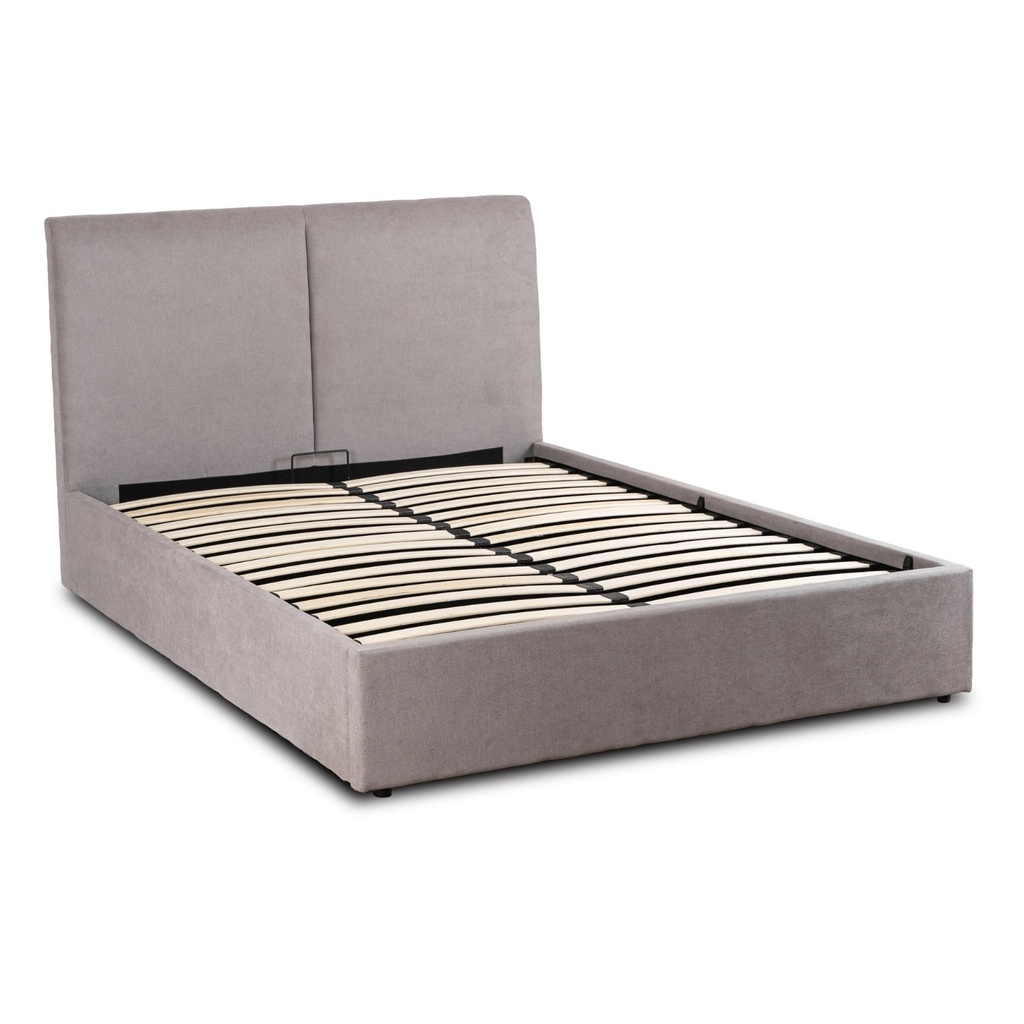 [ME.MARSYLIA/140/P/T/LOZZPOJ] Bett 140x200 MARSYLIA mit Stauraum Grau