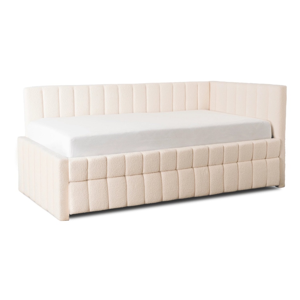 [ME.VILLEMO/120/90/KR/TB/LOZWYS] Bett 120x200 VILLEMO Creme Boucle
