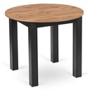 HARRY Ausziehbarer Tisch 92-132 cm Craft Oak/Schwarz