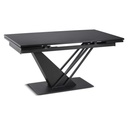 REX ausziehbarer Tisch 160-220 cm MDF Schwarz