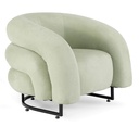 CARMINE Mint Velours Lounge Chair